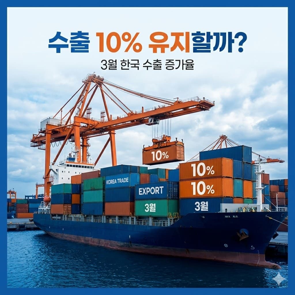 3월 1~20일 수출, 전년동기대비 두 자릿수 증가 이어갈까?